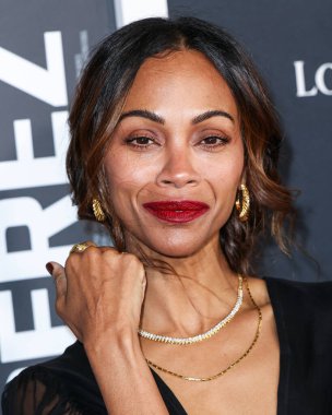 Zoe Saldana, 2 Mart 2025 Pazar günü 97. Yıllık Akademi Ödülleri 'nde Emilia Perez için En İyi Yardımcı Kadın Oyuncu dalında Oscar kazandı. LOS ANGELES, CALIFORNIA, ABD - 29 Ekim: Amerikalı aktris Zoe Saldana         