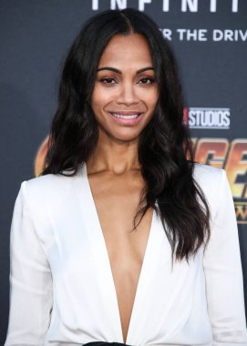 Zoe Saldana, 2 Mart 2025 Pazar günü 97. Yıllık Akademi Ödülleri 'nde Emilia Perez için En İyi Yardımcı Kadın Oyuncu dalında Oscar kazandı. HOLYWOOD, LOS ANGELES, CALIFORNIA, ABD - 23 Nisan: Amerikalı aktris Zoe Saldana        