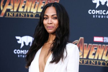 Zoe Saldana, 2 Mart 2025 Pazar günü 97. Yıllık Akademi Ödülleri 'nde Emilia Perez için En İyi Yardımcı Kadın Oyuncu dalında Oscar kazandı. HOLYWOOD, LOS ANGELES, CALIFORNIA, ABD - 23 Nisan: Amerikalı aktris Zoe Saldana        