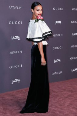 Zoe Saldana, 2 Mart 2025 Pazar günü 97. Yıllık Akademi Ödülleri 'nde Emilia Perez için En İyi Yardımcı Kadın Oyuncu dalında Oscar kazandı. LOS ANGELES, CALIFORNIA, ABD - Kasım 04: Amerikalı aktris Zoe Saldana                