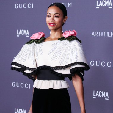 Zoe Saldana, 2 Mart 2025 Pazar günü 97. Yıllık Akademi Ödülleri 'nde Emilia Perez için En İyi Yardımcı Kadın Oyuncu dalında Oscar kazandı. LOS ANGELES, CALIFORNIA, ABD - Kasım 04: Amerikalı aktris Zoe Saldana                