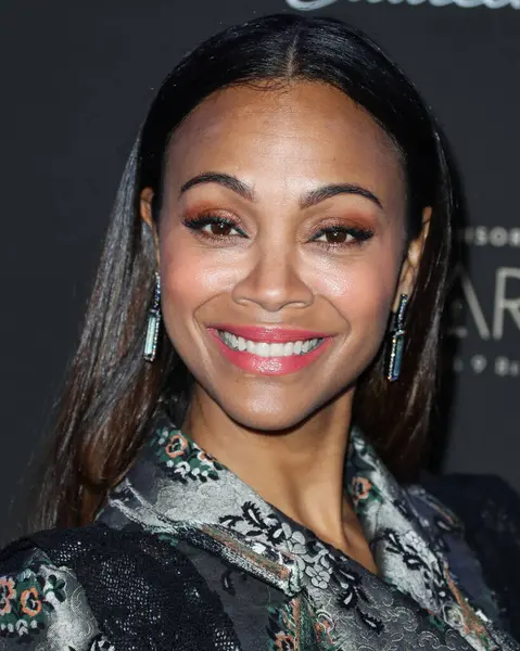 Zoe Saldana, 2 Mart 2025 Pazar günü 97. Yıllık Akademi Ödülleri 'nde Emilia Perez için En İyi Yardımcı Kadın Oyuncu dalında Oscar kazandı. BATI HOLYWOOD, LOS ANGELES, CALIFORNIA, ABD - Şubat 06: Amerikalı aktris Zoe Saldana        