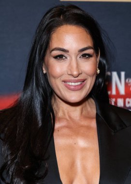 Brie Bella Garcia 6 Mart 2025 'te Los Angeles, Kaliforniya, ABD' de bulunan The Grove 14 'te düzenlenen Los Angeles Intrinsic Value Films' in galasına ve Sümer 'in Queen of the Ring' ine geldi..