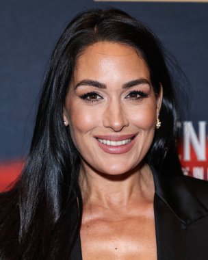 Brie Bella Garcia 6 Mart 2025 'te Los Angeles, Kaliforniya, ABD' de bulunan The Grove 14 'te düzenlenen Los Angeles Intrinsic Value Films' in galasına ve Sümer 'in Queen of the Ring' ine geldi..