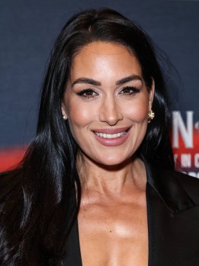 Brie Bella Garcia 6 Mart 2025 'te Los Angeles, Kaliforniya, ABD' de bulunan The Grove 14 'te düzenlenen Los Angeles Intrinsic Value Films' in galasına ve Sümer 'in Queen of the Ring' ine geldi..