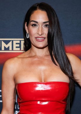 Nikki Bella Garcia 6 Mart 2025 'te Los Angeles, Kaliforniya, ABD' de bulunan The Grove 14 'te düzenlenen Los Angeles Intrinsic Value Films' in galasına ve Sümer 'in Queen of the Ring' ine geldi..