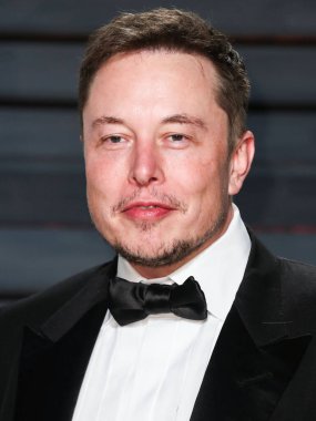 Elon Reeve Musk, 26 Şubat 2017 'de Wallis Annenberg Gösteri Sanatları Merkezi' nde düzenlenen 2017 Vanity Fair Oscar Party 'ye geldi..