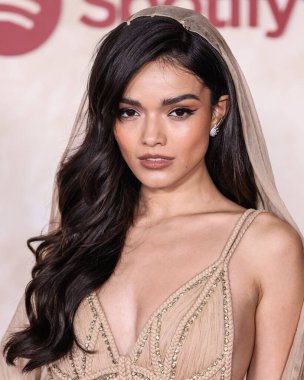 Disney, Rachel Zegler ve Gal Gadot tartışmalarının ortasında Pamuk Prenses 'in Hollywood galasını geride bıraktı. HOLYWOOD, LOS ANGELES, CALIFORNIA, ABD - 13 Kasım: Amerikalı aktris ve şarkıcı Rachel Zegler Elie Saab Couture elbisesi giyiyor          
