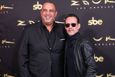 SBE Entertainment Group 'un kurucusu, başkanı ve CEO' su Sam Nazarian ve Marc Anthony, 13 Mart 2025 'te Los Angeles, Kaliforniya, ABD' deki Zouk Los Angeles Büyük Açılış Preview 'e geldiler.. 