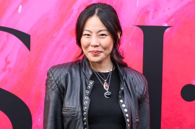Amerikalı aktris Nicole Kang, 17 Mart 2025 'te Los Angeles, Kaliforniya, ABD' deki Vista Tiyatrosu 'nda düzenlenen RLJE Films and Shudder' Ash 'in Los Angeles prömiyerine geldi..