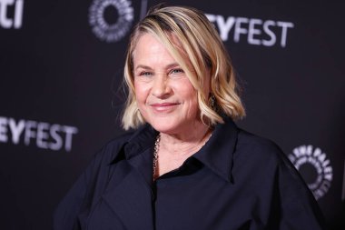 Amerikalı aktris ve aktivist Patricia Arquette 2025 PaleyFest LA 'e (42. Geleneksel William S. Paley Televizyon Festivali) geldi - Apple TV +' İşten Çıkarma 'Sezon 2, 21 Mart 2025' te Hollywood, Los Angeles, Kaliforniya 'da Dolby Tiyatrosu' nda gerçekleştirildi.
