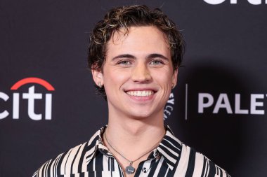 Amerikalı aktör Tanner Buchanan, 2025 PaleyFest LA 'e (42. Geleneksel William S. Paley Televizyon Festivali) geldi - Netflix' in 'Kobra Kai' sezonu, 22 Mart 2025 'te Hollywood, Los Angeles, Kaliforniya, ABD' de Dolby Tiyatrosu 'nda gerçekleşti..     