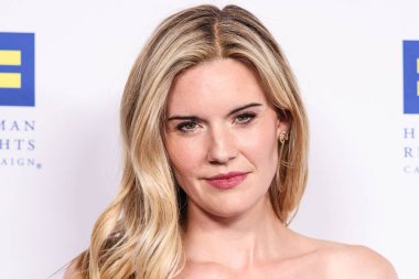 Amerikalı aktris ve model Maggie Grace, 22 Mart 2025 'te Fairmont Century Plaza' da düzenlenen 2025 Los Angeles İnsan Hakları Kampanyası 'na geldi.. 
