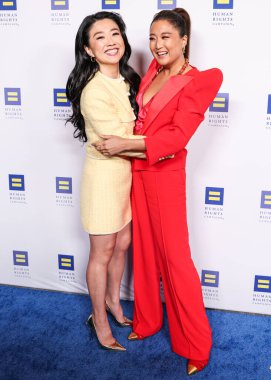 Sherry Cola ve Ashley Park, 22 Mart 2025 'te Fairmont Century Plaza' da düzenlenen 2025 Los Angeles İnsan Hakları Kampanyası 'na geldiler.. 