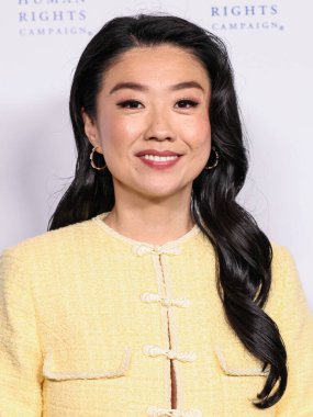 Amerikalı aktris ve komedyen Sherry Cola, 22 Mart 2025 'te Fairmont Century Plaza' da düzenlenen 2025 Los Angeles İnsan Hakları Kampanyası 'na geldi..