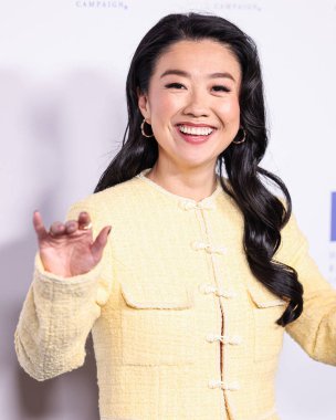 Amerikalı aktris ve komedyen Sherry Cola, 22 Mart 2025 'te Fairmont Century Plaza' da düzenlenen 2025 Los Angeles İnsan Hakları Kampanyası 'na geldi..