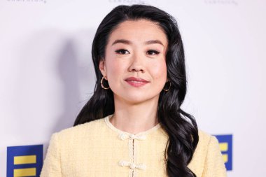 Amerikalı aktris ve komedyen Sherry Cola, 22 Mart 2025 'te Fairmont Century Plaza' da düzenlenen 2025 Los Angeles İnsan Hakları Kampanyası 'na geldi..