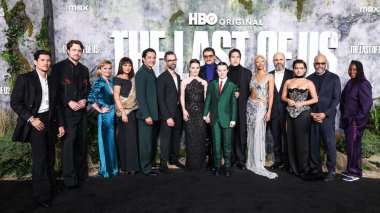 Los Angeles 'taki HBO' nun Orijinal Dizisi 'The Last Of Us' ikinci sezonunda film kadrosu 24 Mart 2025 'te Hollywood, Los Angeles, Kaliforniya, ABD' deki TCL Çin Tiyatrosu IMAX 'ta yapıldı..