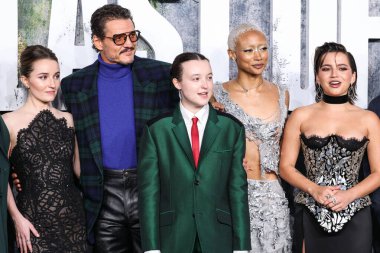 Kaitlyn Dever, Pedro Pascal, Bella Ramsey, Tati Gabrielle, Isabela Moner Los Angeles HBO 'nun Orijinal Dizisi' The Last Of Us 'ikinci sezonunda 24 Mart 2025' te Hollywood, Los Angeles, Kaliforniya, ABD 'de IMAX Çin Tiyatrosu' nda düzenlendi..