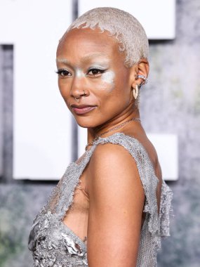Amerikalı aktris ve sanatçı Tati Gabrielle, HBO 'nun orijinal dizisinin Los Angeles Premiere of HBO' nun 'The Last Of Us' sezonunun ikinci sezonuna 24 Mart 2025 'te Hollywood, Los Angeles, Kaliforniya, ABD' de IMAX Çin Tiyatrosu 'nda katıldı..