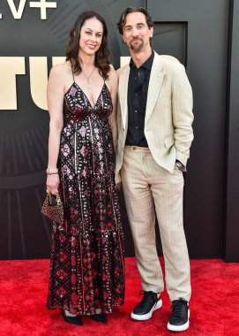 Kari Lauritzen ve James Weaver, 24 Mart 2025 'te Los Angeles, Kaliforniya, ABD' de bulunan Akademi Sinema Müzesi 'nde düzenlenen Apple TV +' The Stüdyo 'nun Dünya Premiere' sine geldiler..