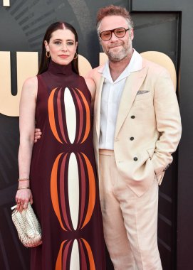 Lauren Miller ve kocası Seth Rogen, 24 Mart 2025 'te Los Angeles, Kaliforniya, ABD' de bulunan Academy Museum of Motion Pictures 'ta düzenlenen Apple TV +' The Series '1.. 