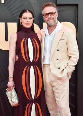 Lauren Miller ve kocası Seth Rogen, 24 Mart 2025 'te Los Angeles, Kaliforniya, ABD' de bulunan Academy Museum of Motion Pictures 'ta düzenlenen Apple TV +' The Series '1.. 