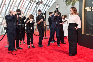 Amerikalı aktris ve film yapımcısı Olivia Wilde, 24 Mart 2025 'te Los Angeles, Kaliforniya, ABD' de bulunan Akademi Sinema Müzesi 'nde düzenlenen Apple TV +' The Series '1..