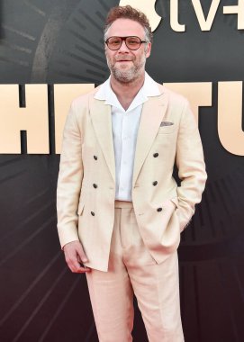 Kanadalı aktör, komedyen ve film yapımcısı Seth Rogen, 24 Mart 2025 'te Los Angeles, Kaliforniya, ABD' de bulunan Academy Museum of Motion Pictures 'da gerçekleştirilen Apple TV' nin dünya prömiyeri + 'The Stüdyo' 1..