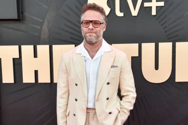 Kanadalı aktör, komedyen ve film yapımcısı Seth Rogen, 24 Mart 2025 'te Los Angeles, Kaliforniya, ABD' de bulunan Academy Museum of Motion Pictures 'da gerçekleştirilen Apple TV' nin dünya prömiyeri + 'The Stüdyo' 1.. 
