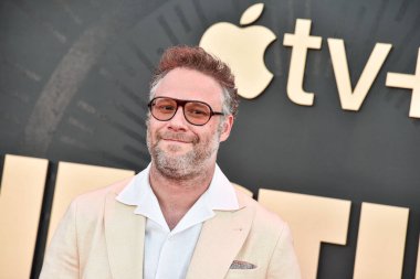 Kanadalı aktör, komedyen ve film yapımcısı Seth Rogen, 24 Mart 2025 'te Los Angeles, Kaliforniya, ABD' de bulunan Academy Museum of Motion Pictures 'da gerçekleştirilen Apple TV' nin dünya prömiyeri + 'The Stüdyo' 1..