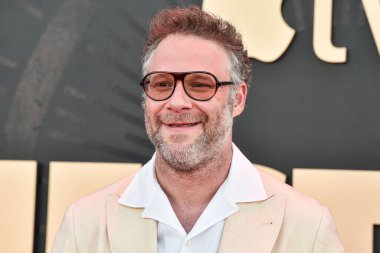 Kanadalı aktör, komedyen ve film yapımcısı Seth Rogen, 24 Mart 2025 'te Los Angeles, Kaliforniya, ABD' de bulunan Academy Museum of Motion Pictures 'da gerçekleştirilen Apple TV' nin dünya prömiyeri + 'The Stüdyo' 1..