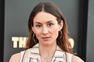 Amerikalı aktris Troian Bellisario, 24 Mart 2025 'te Los Angeles, Kaliforniya, ABD' de bulunan Akademi Sinema Müzesi 'nde düzenlenen Apple TV +' The Series '1.. 
