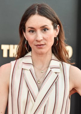 Amerikalı aktris Troian Bellisario, 24 Mart 2025 'te Los Angeles, Kaliforniya, ABD' de bulunan Akademi Sinema Müzesi 'nde düzenlenen Apple TV +' The Series '1..