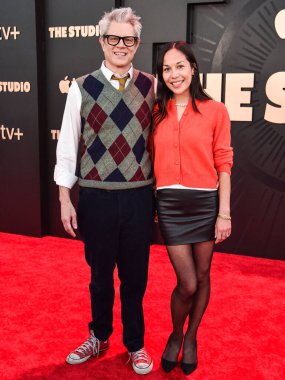 Johnny Knoxville ve kız arkadaşı Emily Ting, 24 Mart 2025 'te Los Angeles, Kaliforniya, ABD' de bulunan Akademi Sinema Müzesi 'nde düzenlenen Apple TV +' The Stüdyo 'nun 1.. 