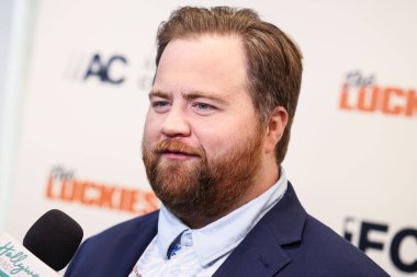 Amerikalı aktör Paul Walter Hauser, 25 Mart 2025 'te Santa Monica, Los Angeles, Kaliforniya, ABD' de düzenlenen IFC Filmcilik 'in' Amerika 'nın En Şanslı Adamı' özel gösterimine geldi.. 