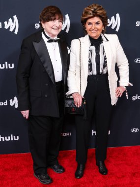 Robin Tyler ve Gloria Allred, 27 Mart 2025 'te Beverly Hilton Hotel' de düzenlenen 36. Yıllık GLAAD Medya Ödülleri 'ne geldiler..