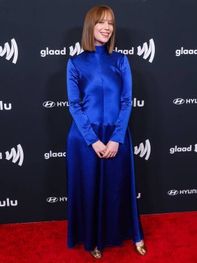 Amerikalı aktris ve komedyen Hannah Einbinder, 27 Mart 2025 'te Beverly Hills, Los Angeles, Kaliforniya, ABD' deki The Beverly Hilton Hotel 'de düzenlenen 36..           