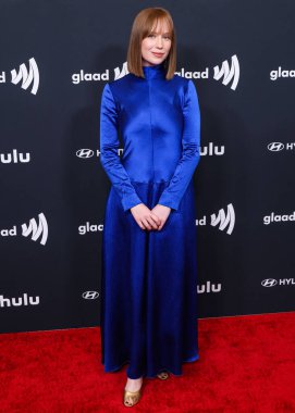 Amerikalı aktris ve komedyen Hannah Einbinder, 27 Mart 2025 'te Beverly Hills, Los Angeles, Kaliforniya, ABD' deki The Beverly Hilton Hotel 'de düzenlenen 36..           