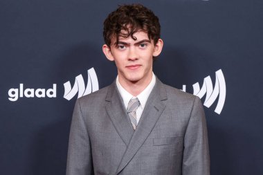 Joe Locke, 27 Mart 2025 'te Beverly Hilton Hotel' de düzenlenen 36. Geleneksel GLAAD Medya Ödülleri 'ne geliyor..
