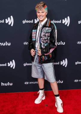 Amerikalı şarkıcı ve dansçı JoJo Siwa, 27 Mart 2025 'te Beverly Hilton Hotel' de düzenlenen 36. Geleneksel GLAAD Medya Ödülleri 'ne geldi..