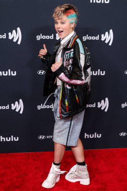Amerikalı şarkıcı ve dansçı JoJo Siwa, 27 Mart 2025 'te Beverly Hilton Hotel' de düzenlenen 36. Geleneksel GLAAD Medya Ödülleri 'ne geldi..