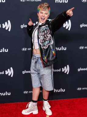 Amerikalı şarkıcı ve dansçı JoJo Siwa, 27 Mart 2025 'te Beverly Hilton Hotel' de düzenlenen 36. Geleneksel GLAAD Medya Ödülleri 'ne geldi..