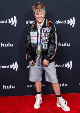 Amerikalı şarkıcı ve dansçı JoJo Siwa, 27 Mart 2025 'te Beverly Hilton Hotel' de düzenlenen 36. Geleneksel GLAAD Medya Ödülleri 'ne geldi..