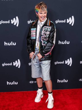 Amerikalı şarkıcı ve dansçı JoJo Siwa, 27 Mart 2025 'te Beverly Hilton Hotel' de düzenlenen 36. Geleneksel GLAAD Medya Ödülleri 'ne geldi..