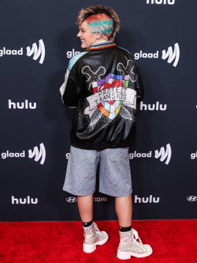 Amerikalı şarkıcı ve dansçı JoJo Siwa, 27 Mart 2025 'te Beverly Hilton Hotel' de düzenlenen 36. Geleneksel GLAAD Medya Ödülleri 'ne geldi..