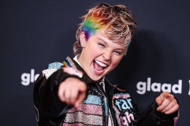 Amerikalı şarkıcı ve dansçı JoJo Siwa, 27 Mart 2025 'te Beverly Hilton Hotel' de düzenlenen 36. Geleneksel GLAAD Medya Ödülleri 'ne geldi..