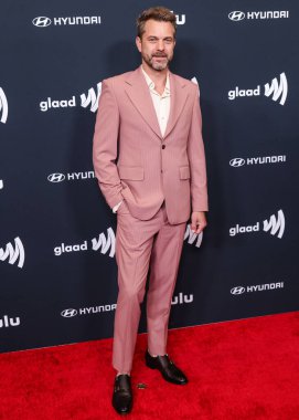 Amerikalı-Kanadalı aktör Joshua Jackson, 27 Mart 2025 'te Beverly Hilton Hotel' de düzenlenen 36. Yıllık GLAAD Medya Ödülleri 'ne geldi..