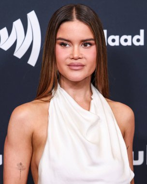 Amerikalı şarkıcı ve söz yazarı Maren Morris, 27 Mart 2025 'te Beverly Hilton Hotel' de düzenlenen 36. Yıllık GLAAD Medya Ödülleri 'ne geldi..         