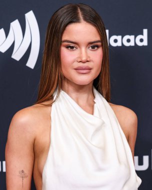 Amerikalı şarkıcı ve söz yazarı Maren Morris, 27 Mart 2025 'te Beverly Hilton Hotel' de düzenlenen 36. Yıllık GLAAD Medya Ödülleri 'ne geldi..         